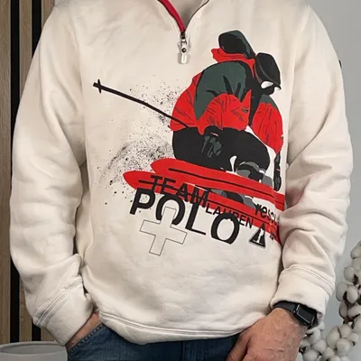 Pull demi-zippé Polo Ski en molleton Polo by Ralph Lauren 🏂